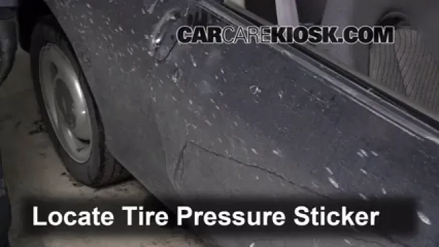 1994 Ford Probe 2.0L 4 Cyl. Tires & Wheels Check Tire Pressure